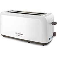 Los mejores  - Taurus Mytoast Duplo-Tostadora (1450 W- Tres Funciones- Iluminación LED) 0 Decibeles- 2 Ranuras Extra Largas- Plástico…